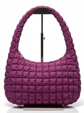 COS Oversized Quilted Large Crossbody Bag - Purple